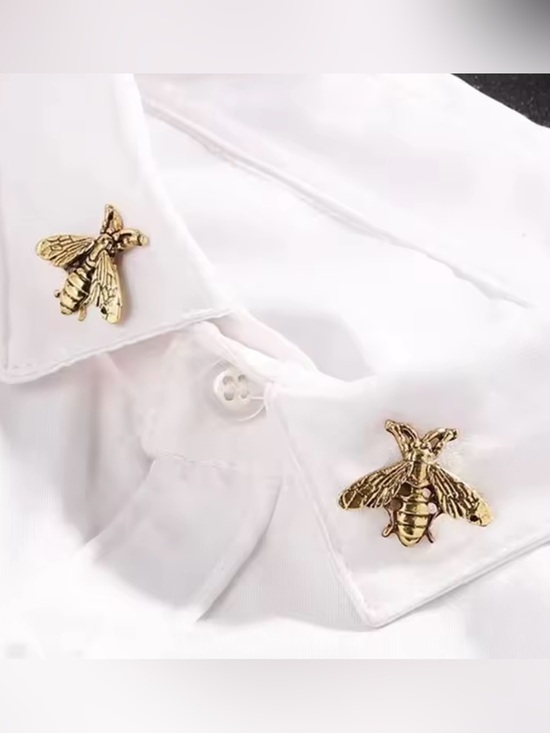 Anthropologie Jewelry - Vintage Bee Stud Earrings | Gold Insect Earrings | Cottagecore Nature Jewelry